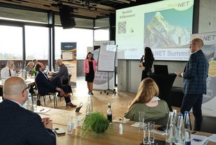 Präsentation der Workshop-Ergebnisse beim RiskNET Summit 2022